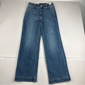 New! Judy Blue Double Down High Waist Wide Leg Jeans sz 11 fits 30*31 Y2K